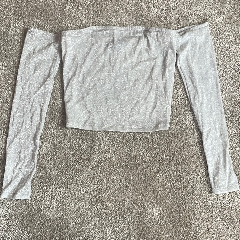 Sparkly Forever 21 Crop top